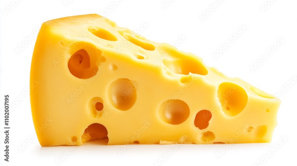 Delicious piece of cheese, isolated on white background Delicious piece of cheese, isolated on white background