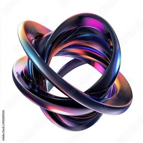 Colorful abstract vortex wi...