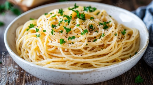 Delicious Pasta with Fresh Herbs and Cheese