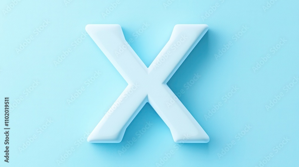 Obraz premium Minimalistic typography design highlighting bold geo shapes modern space