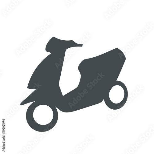 Scooter icon stock illustration