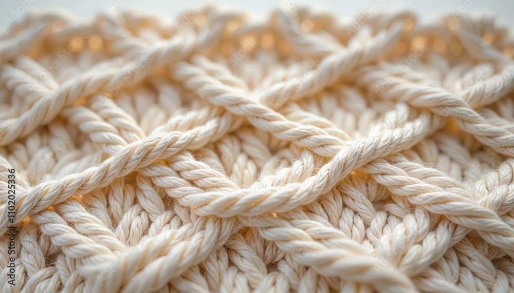 Close-Up of Intricate Double Crochet Stitches Close-Up of Intricate Double Crochet Stitches