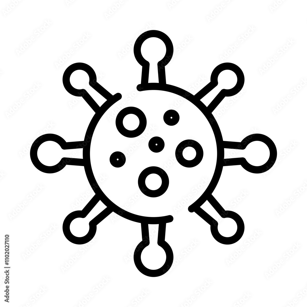 Obraz premium Bacteria icon