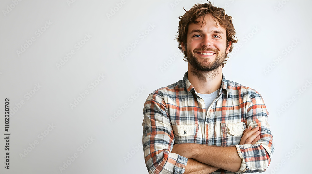 Smiling portrait of a young professional indoor setting half-body image natural light positive vibe for personal branding Smiling portrait of a young professional indoor setting half-body image natural light positive vibe for personal branding