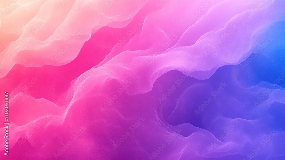 Obraz premium An abstract background featuring a gradient with a smooth transition between multiple hues