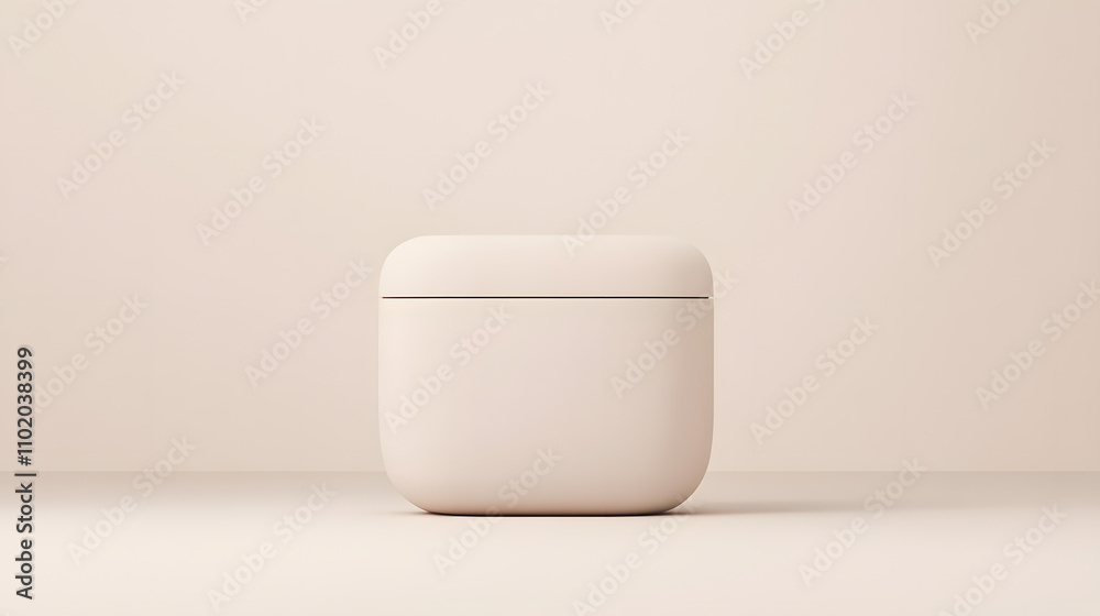 Mock-Up of a Food Container – Realistic Design Displaying Packaging Concept for Food Storage or Delivery