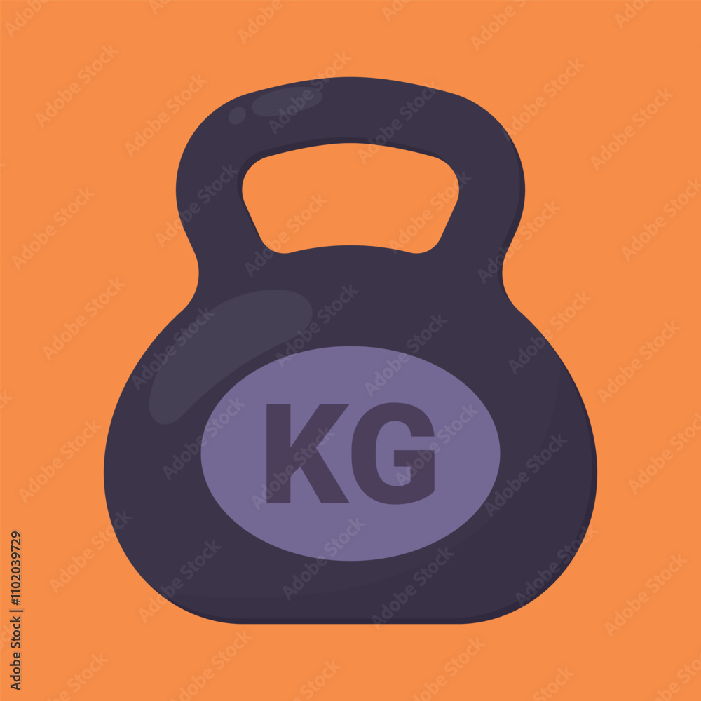 Kettlebell weight icon vector. GYM Kettlebell illustration. fitness equipment icon Kettlebell weight icon vector. GYM Kettlebell illustration. fitness equipment icon