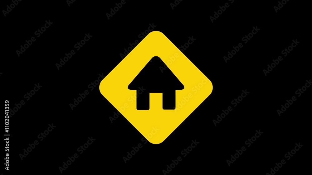 Home icon animation with black background. glowing home icon concept. Home icon animation with black background. glowing home icon concept.
