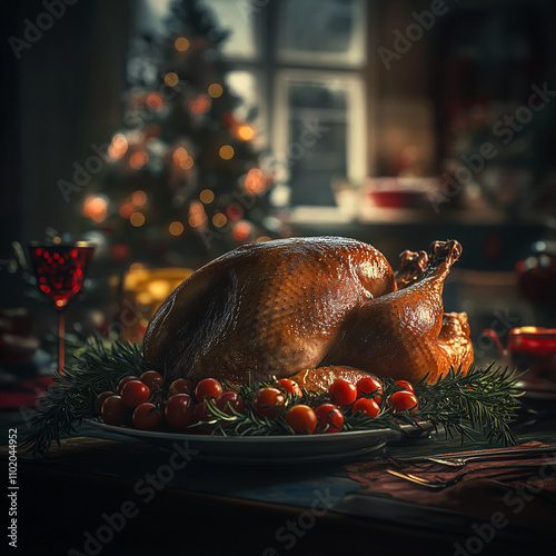 christmas tree with christmas decorations