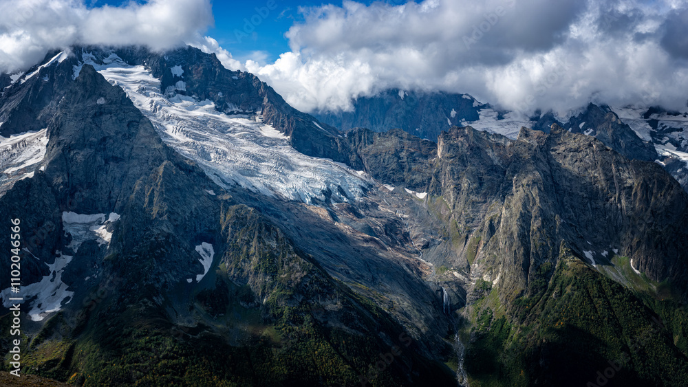 Mountain landscapes of the Caucasus, Russia Mountain landscapes of the Caucasus, Russia