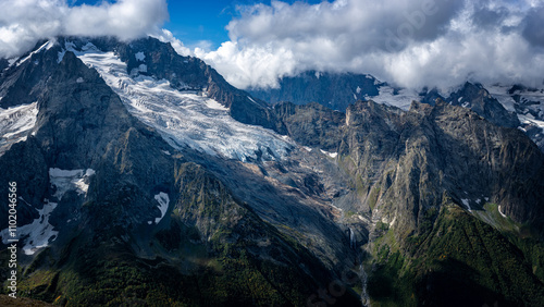 Mountain landscapes of the Caucasus, Russia