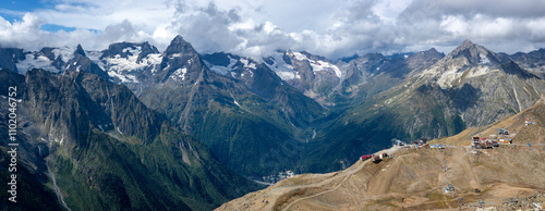 Mountain landscapes of the Caucasus, Russia