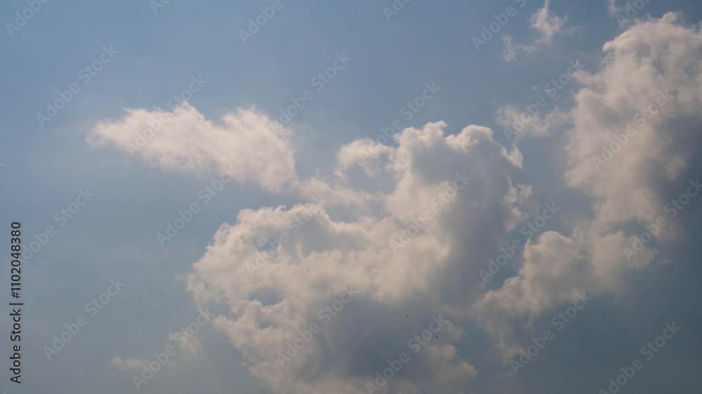 Beautiful white moving clouds time lapse 2 Beautiful white moving clouds time lapse 2