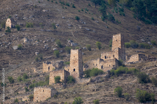 Wallpaper Mural ancient towers of Ingushetia, Russia Torontodigital.ca