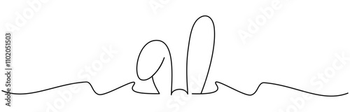 easter day line art illustration