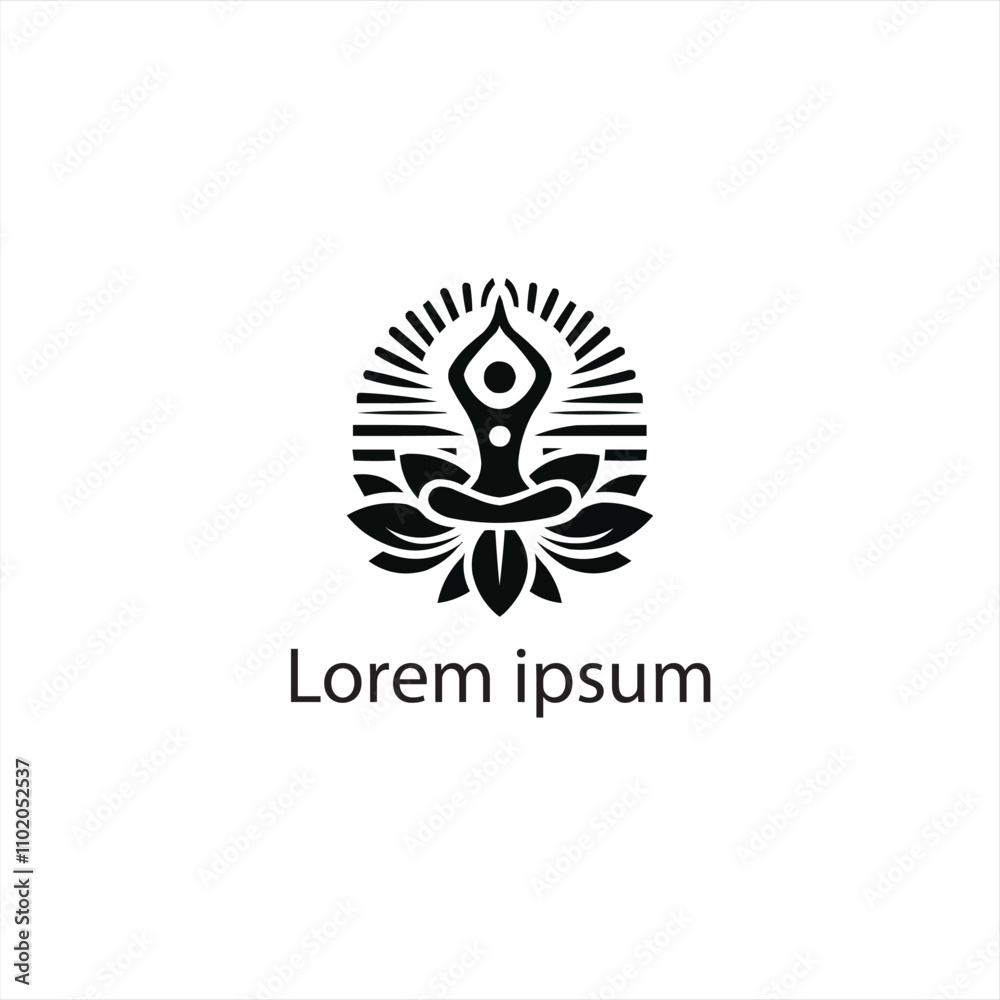 Fototapeta premium A Yoga Logo Design
