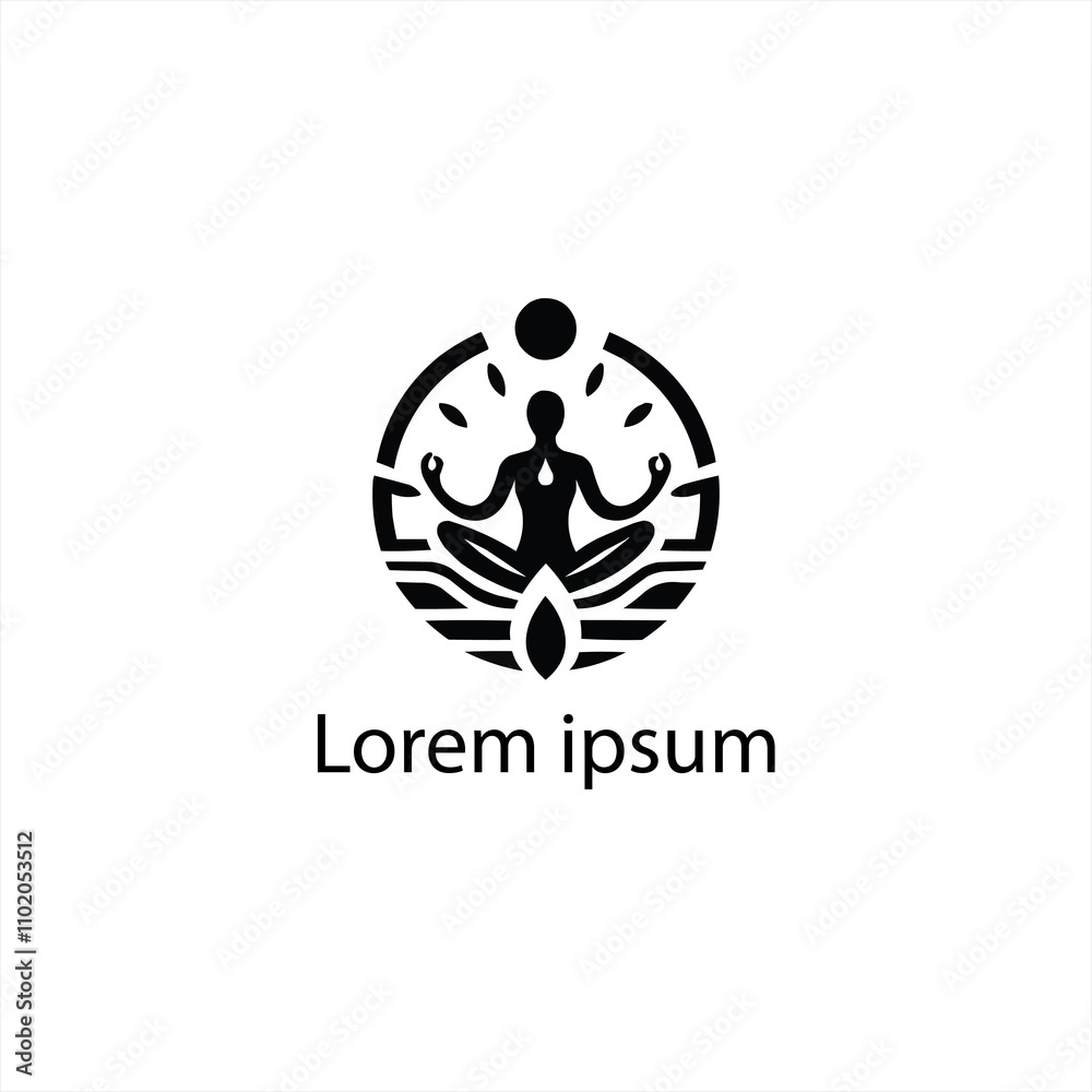 A Yoga Logo Design A Yoga Logo Design
