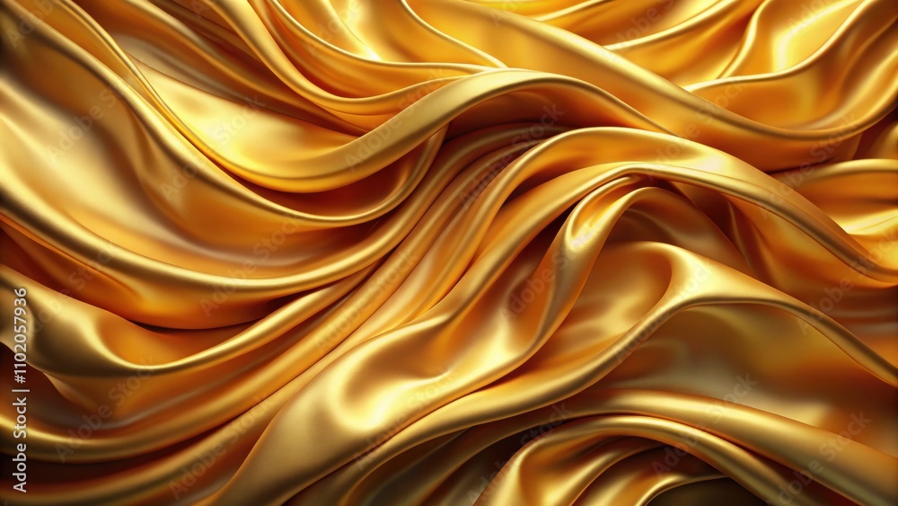 Golden silk fabric flowing in soft waves background, golden, silk, fabric, flowing, soft, waves, background, luxurious Golden silk fabric flowing in soft waves background, golden, silk, fabric, flowing, soft, waves, background, luxurious