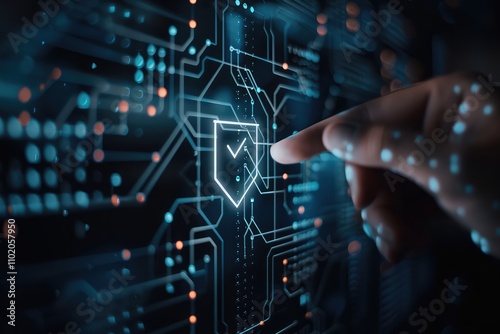 free photo of man works on a computer and conducts analysis using neural networks. Worldwide interface. The young man absorbs information. Technology concept