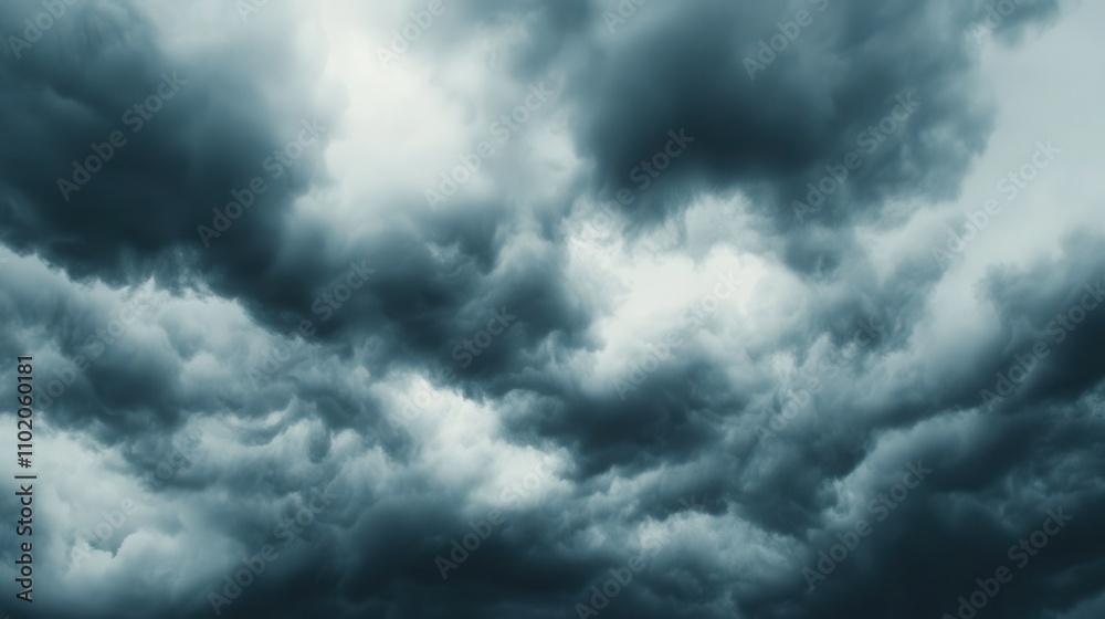 Passenger airplane navigating turbulent skies over a stormy landscape Passenger airplane navigating turbulent skies over a stormy landscape