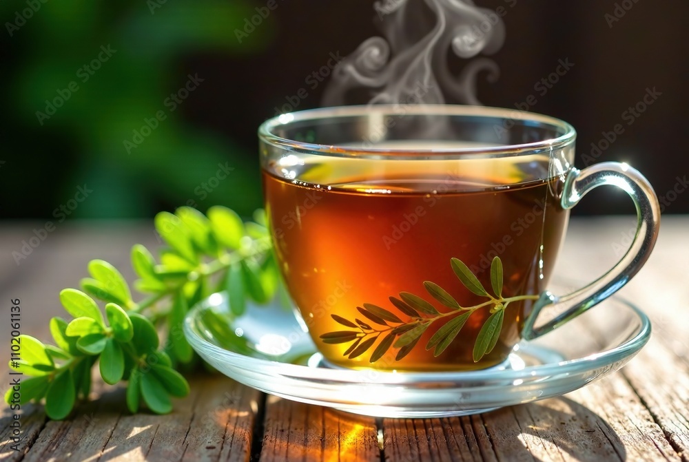 Fresh Horsetail Tea - Healthy Beverage, Herbal Drink, Horsetail Plant Fresh Horsetail Tea - Healthy Beverage, Herbal Drink, Horsetail Plant