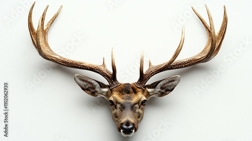 Antlers isolated on white background