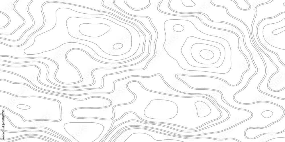 Abstract Topographic Contour Line Pattern in Black and White, Topographic map background geographic line map with elevation assignments. Abstract Topographic Contour Line Pattern in Black and White, Topographic map background geographic line map with elevation assignments.