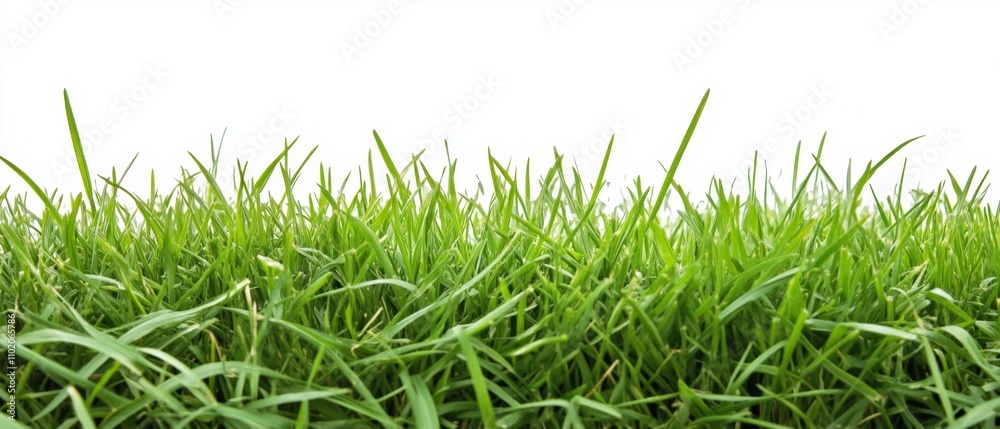 Fresh green grass isolated against a white background Fresh green grass isolated against a white background