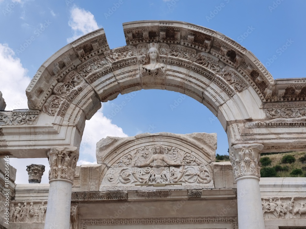 Ephesus, the most important Greek city in Ionian Asia Minor, the ruins of which lie near the modern village of Selƈuk in western Turkey. Ephesus, the most important Greek city in Ionian Asia Minor, the ruins of which lie near the modern village of Selƈuk in western Turkey.