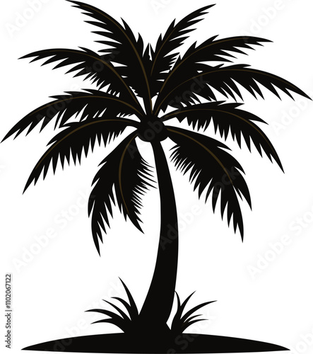 Adobe Illustrator coconut tree victor