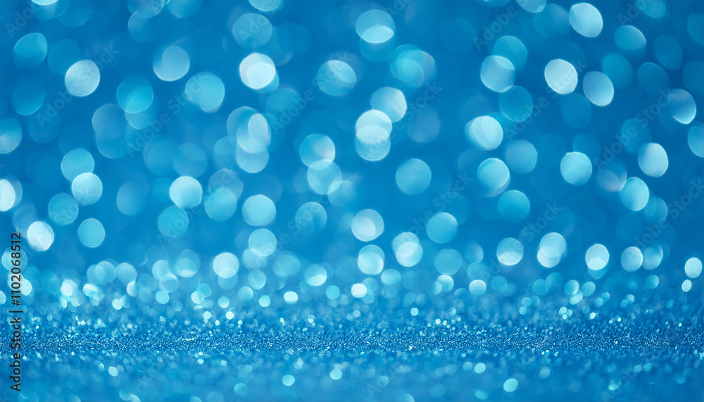 Blue festive bokeh backdrop. Abstract blurred background. Blue festive bokeh backdrop. Abstract blurred background.