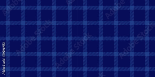 Majestic textile pattern background, diagonal vector check plaid. Picnic seamless fabric tartan texture in blue color.
