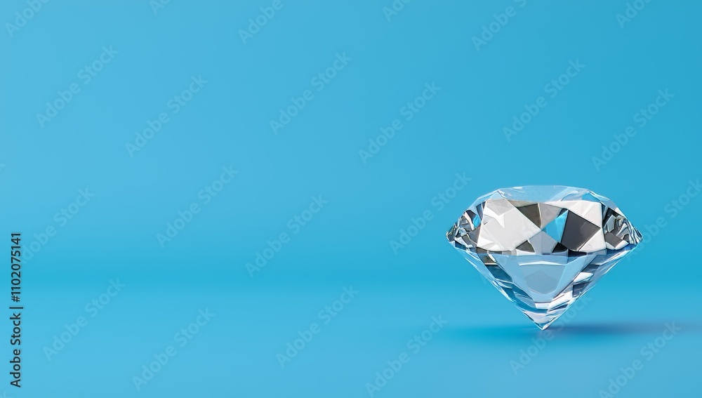 Innovation and sustainability are represented by a polished lab-grown diamond on a reflective surface. Innovation and sustainability are represented by a polished lab-grown diamond on a reflective surface.