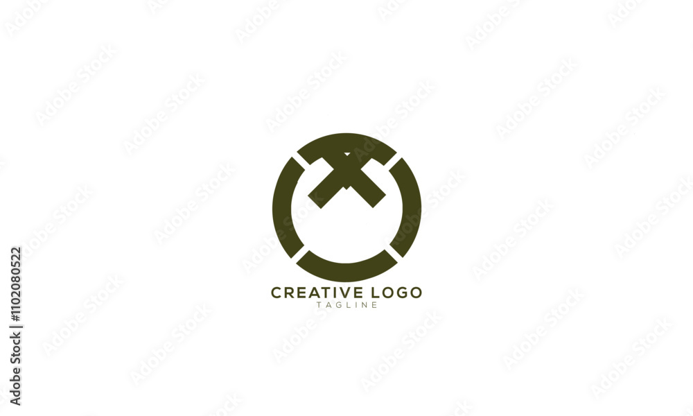 OX XO Abstract initial monogram letter alphabet logo design OX XO Abstract initial monogram letter alphabet logo design
