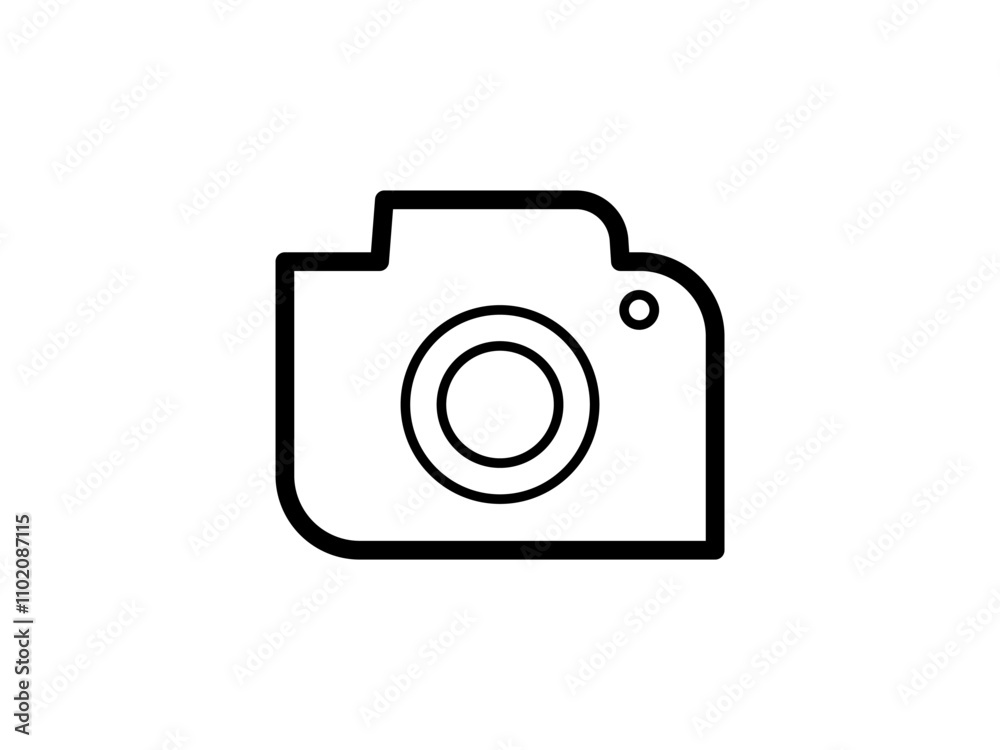 Camera Icon. Camera symbol. Camera vector icon flat, isolated on white Camera Icon. Camera symbol. Camera vector icon flat, isolated on white