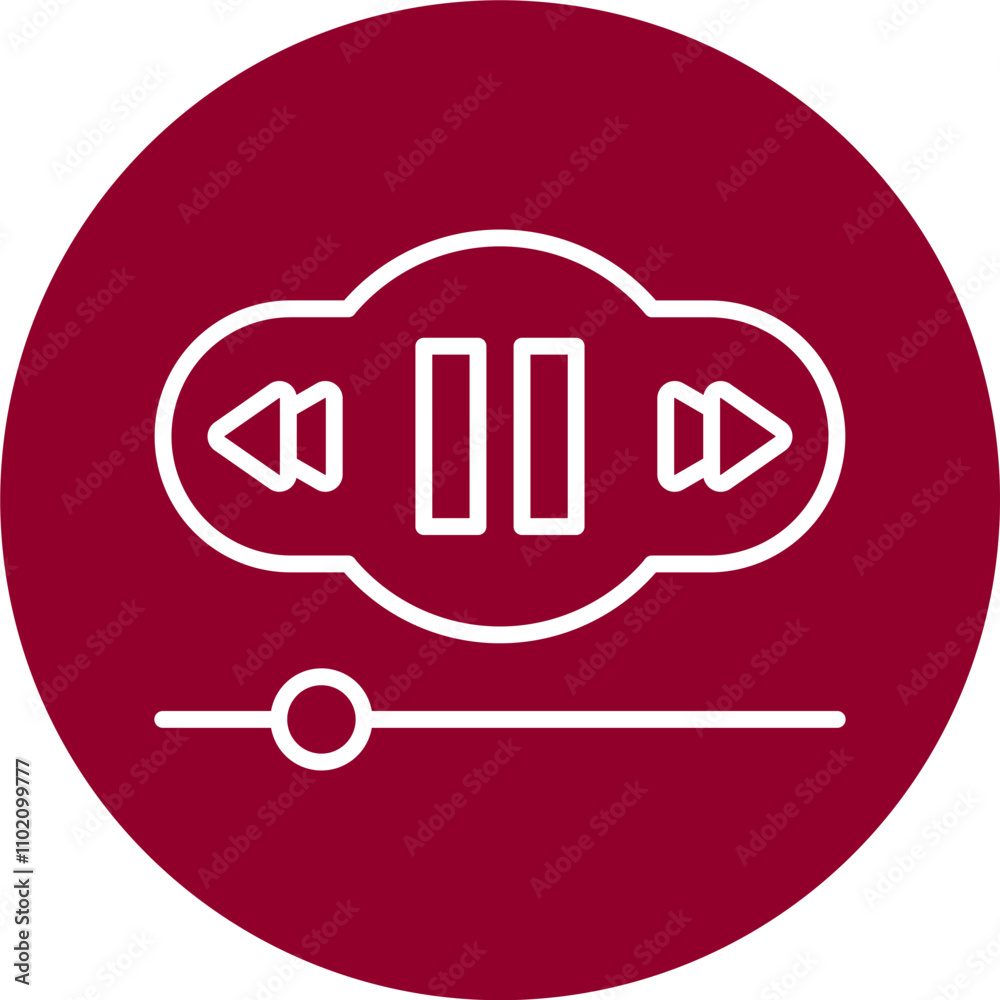 Fototapeta premium Music Player icon Design