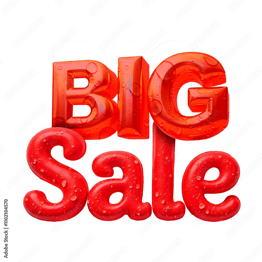 3d red sale text 3d red sale text