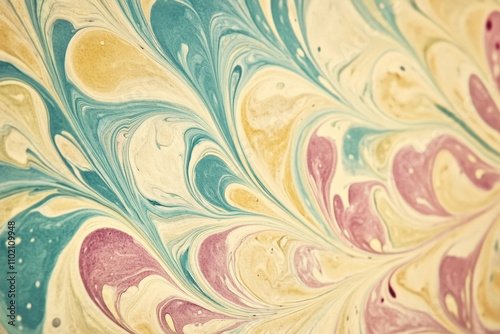 Pastel Swirl Abstract Artwork