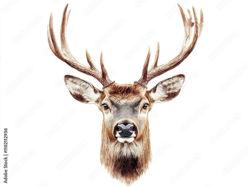 Deer Head Close Up Deer Head Close Up