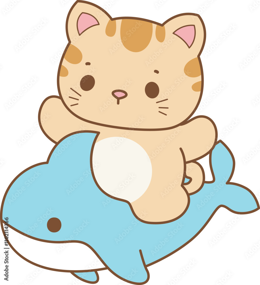 Illustration of cute kitty icon.
Funny cat in daily activities elements.
Illustration of cute kitty icon.
Funny cat in daily activities elements.
