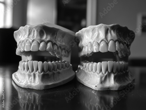 Wallpaper Mural Fake teeth on table Torontodigital.ca