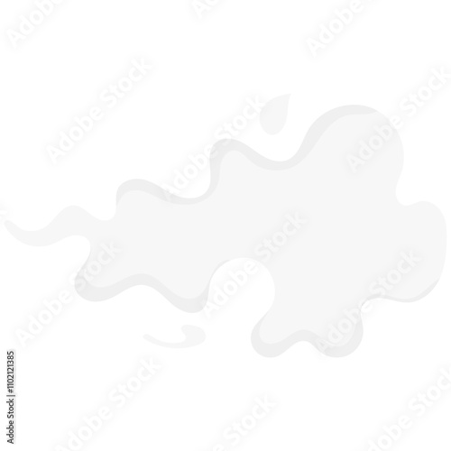 Cartoon smoke effects. Coffee and tea steam, food flavor, smell and aroma. Vector white vapor of hot drinks and food, fire flame, cigarette smoke clouds, coffee cup or mug steam.