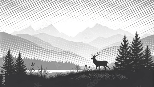 Deer in the forest