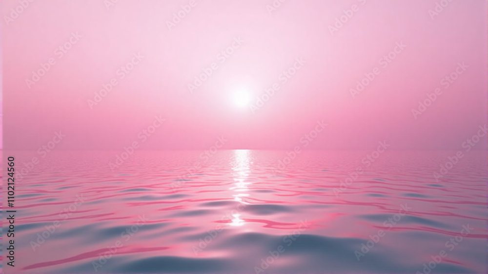 Obraz premium sunset over water