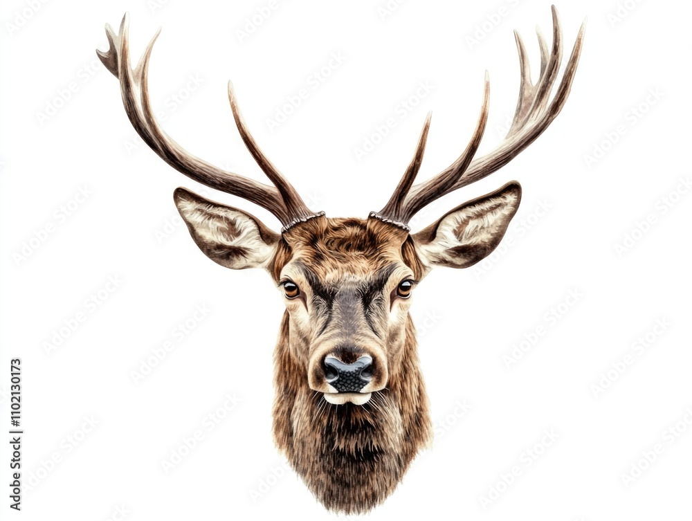 Deer's Head Close Up Deer's Head Close Up