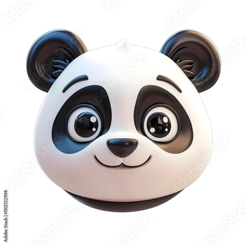 3d cartoon panda avatar 3d cartoon pet avatar cute animal face png smiling panda face photo