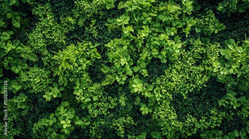 Soil with lush green plants thriving, symbolizing fertility and growth potential Soil with lush green plants thriving, symbolizing fertility and growth potential