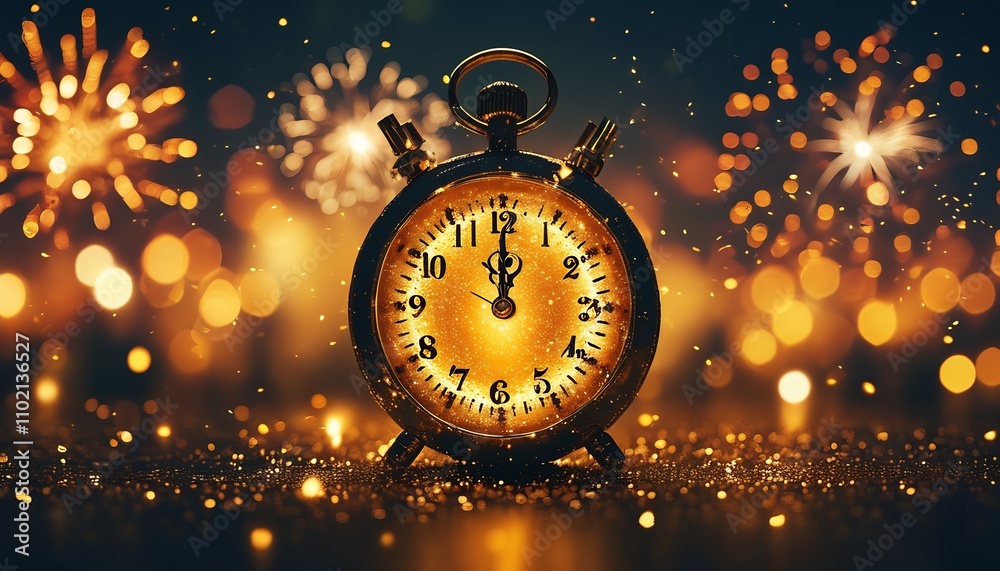 Stunning New Year s Eve Countdown with Fireworks and Glittering Lights Stunning New Year s Eve Countdown with Fireworks and Glittering Lights