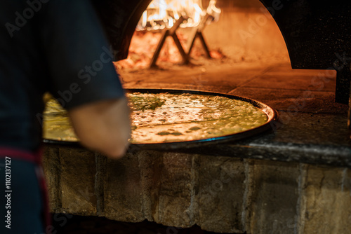 The Farinata, a tipical wooden oven italian recipe based on the chickpea flour very common in the south of france too.