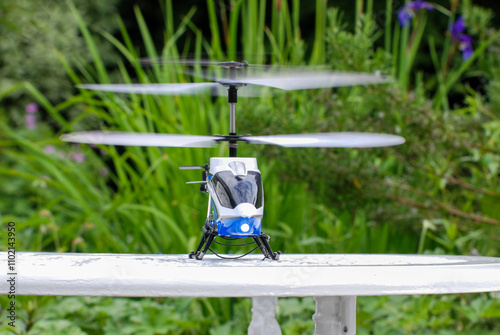 RC Helicopter in Action
